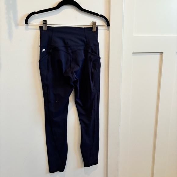 Fabletics Oasis PureLuxe High-Waisted Pocketed Navy Womens Leggings Size Small - Picture 5 of 13